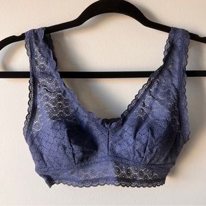 Aerie blue lace bralette XS